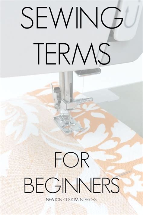 10 Sewing Terms For Beginners The Ones You Really Need To Know