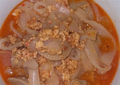 1 butir telur, kocok lepas. Seblak Goreng Kwetiau Kecap - Resep Kwetiau Goreng Remas ...