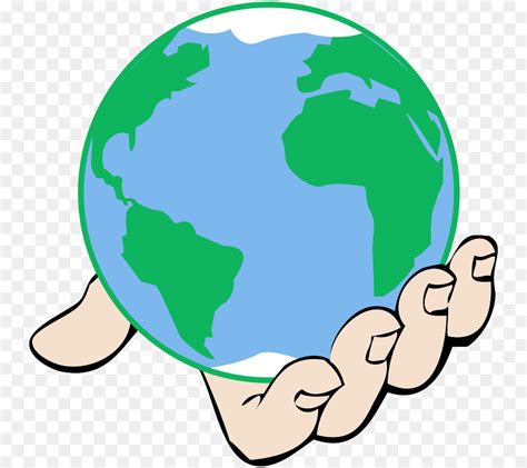 Hand Holding Earth Clipart Animations