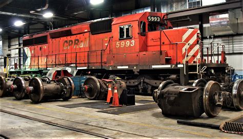 Railpicturesca Paul Santos Photo Sd40 2 5993 In Loco Plant 2 With