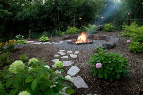 Landscaping Ideas Around A Fire Pit Orchids Plants