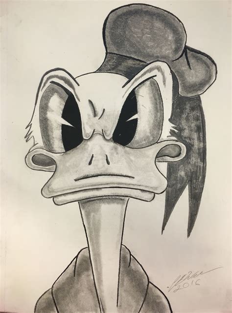 Donald Duck Hard Drawings Cartoon Drawings Pencil Art Pencil