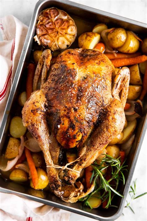 Whole Roasted Chicken Recipe Savory Nothings
