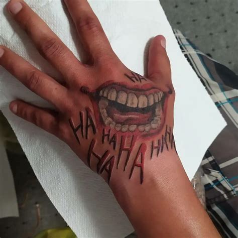 Discover More Than 79 Smiling Tattoo On Hand Latest Esthdonghoadian