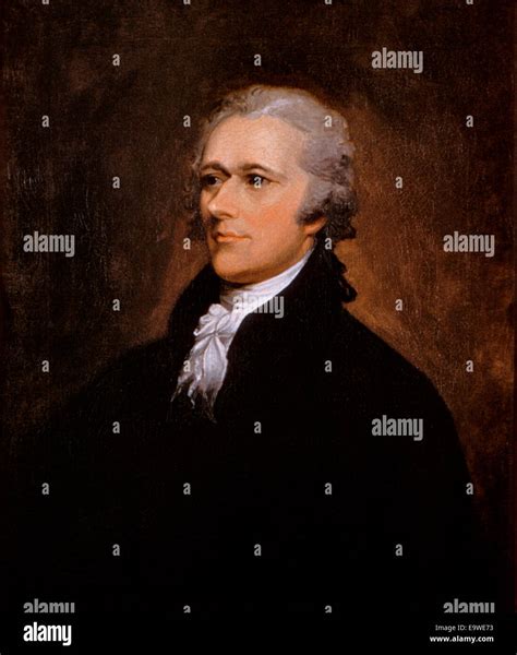 Alexander Hamilton Portrait By John Trumbull Stock Photo Alamy