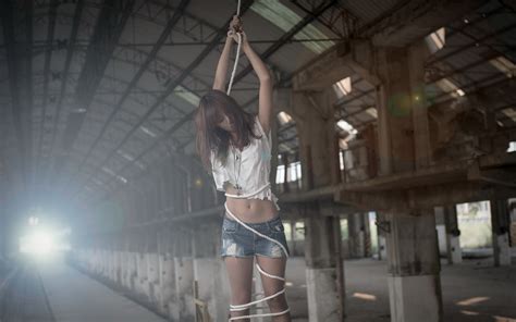 Asian Ropes Bound Girl Wallpaper X Px On Wallls Com