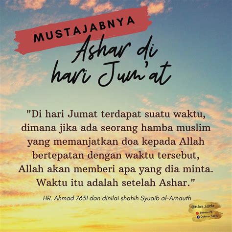 Doa Setelah Sholat Ashar Di Hari Jumat: Keutamaan Dan Cara