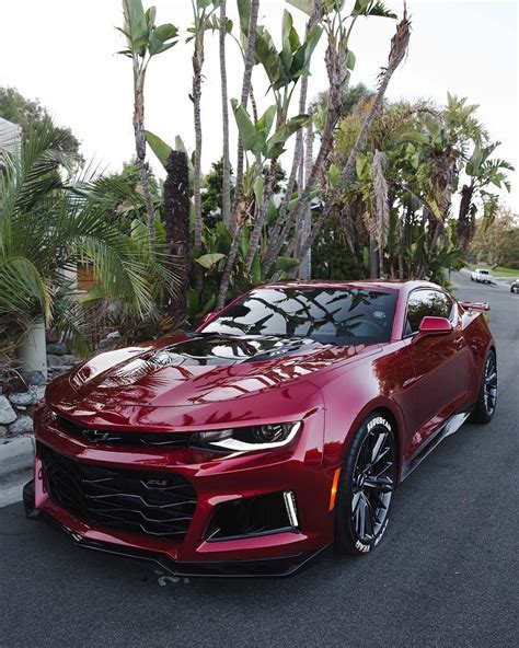 2018 Cherry Red Chevrolet Camaro Zl1 Details Of Carsdetails Of Cars