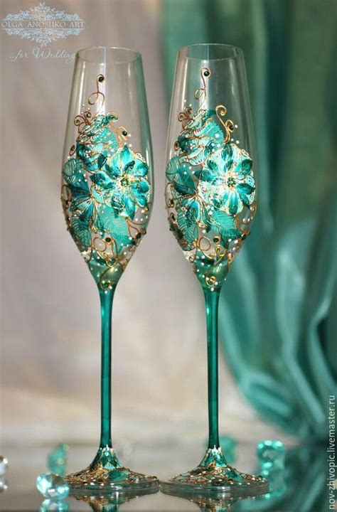 2019 Elegant Trendy Wedding Champagne Glasses Decoration