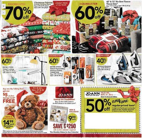 What Paper Do Black Friday Ads Come Out - Jo-Ann Fabric Black Friday 2018 Sale, Deals & Ads - Blacker Friday