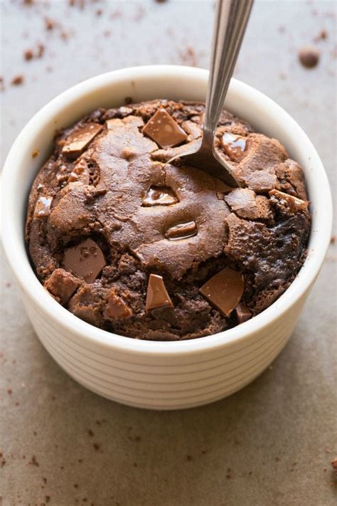 Microwave 60 to 75 seconds. Healthy 1 Minute Low Carb Brownie