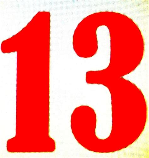 Free for commercial use no attribution required high quality images. Number 13 Clipart at GetDrawings | Free download