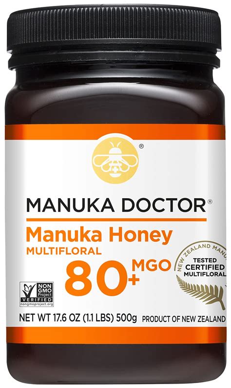 MANUKA DOCTOR MGO 80 Manuka Honey Multifloral 100 Pure New Zealand