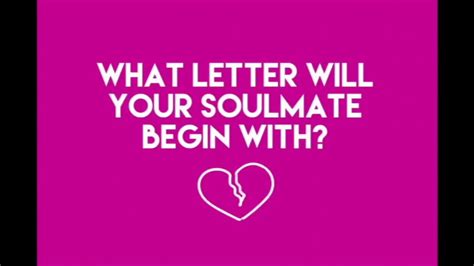 Your Soulmates First Letter Of Name Revealed Lettering Soulmate
