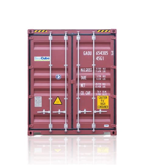 40 Foot High Cube Dry Seacube Shipping Container Leasing