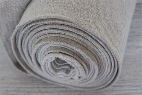 Natural Linen Canvas Natural Fabric Linen Material For The Etsy Australia
