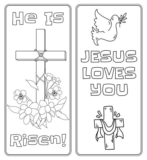 6 Best Free Printable Easter Bookmarks To Color Pdf For Free At Printablee