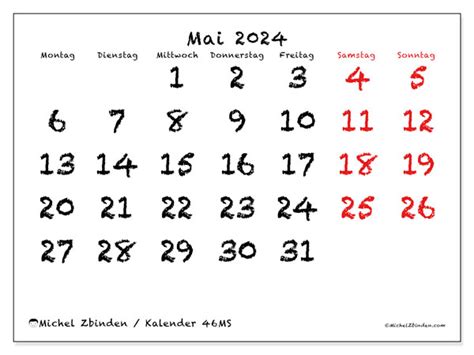 Kalender Mai 2024 46 Michel Zbinden De