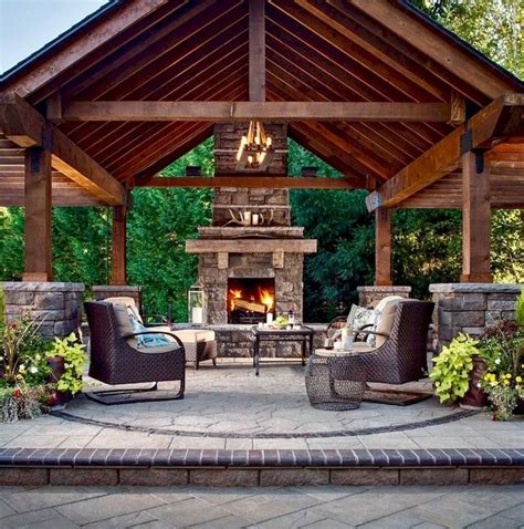 Outdoor Gazebo Plans With Fireplace