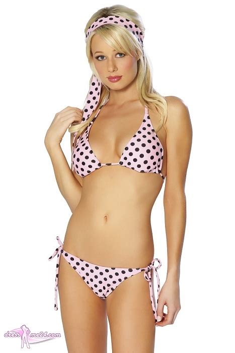 sexy polka dot bikini beachwear art nr 14892