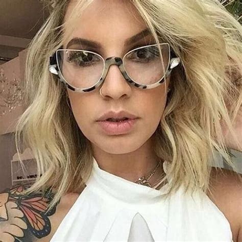 Half Frame Cat Eye Glasses Frames Women Trending Styles Ccspace