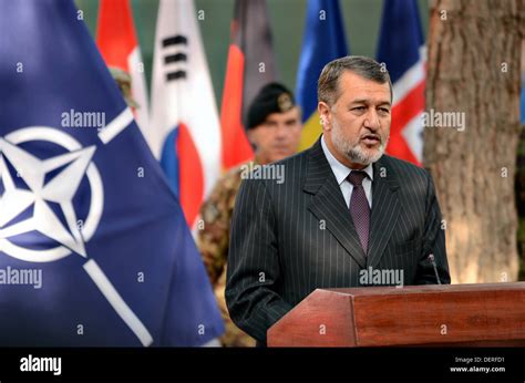 Afghan Defense Minister Bismillah Khan Mohammadi Speaks At The