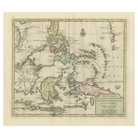 Old Map Of The Philippines And Part Of Indonesia Spice Islands 1744 For Sale At 1stdibs