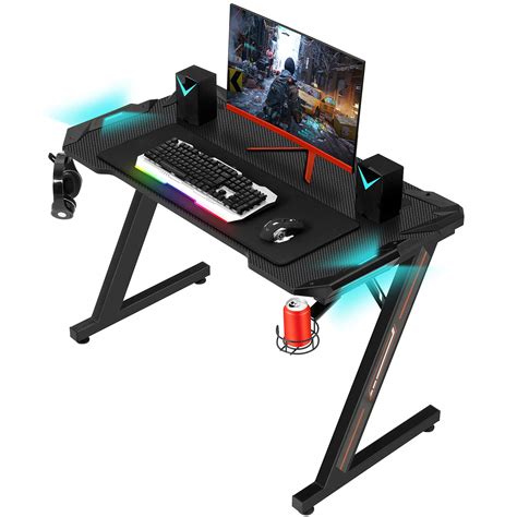 Buy Sedeta Gaming Computer Desk Gaming Table Desk Ergonomic Z Shaped