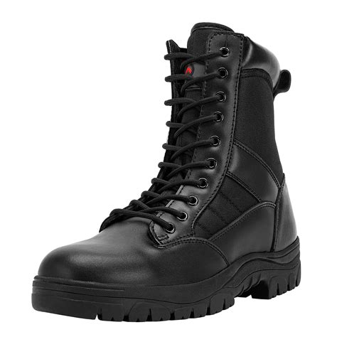 Buy Wideway Mens 8 Inches Military Tactical Work Boots Army Jungle Boots With Zipper