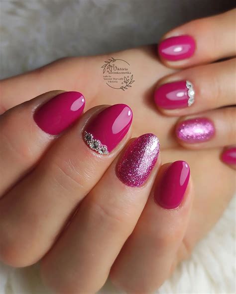 40 Stunning Dark Pink Nail Designs You Need To Experiment With Now