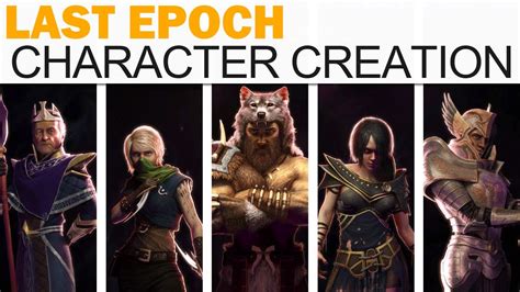 Last Epoch Character Creation All Classes Masteries Skill Previews More YouTube