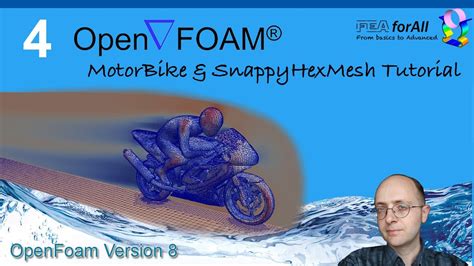 Openfoam Tutorial 4 Simulating The Flow Around A Motorbike With