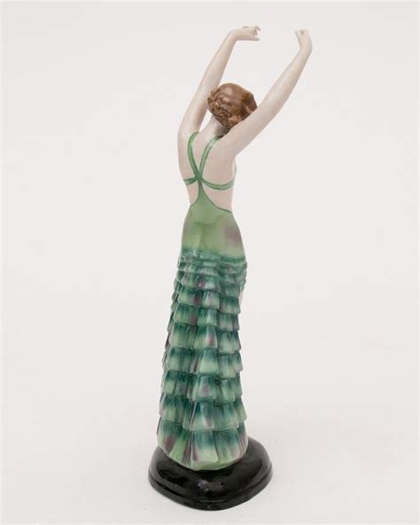 German Art Deco Dancing Figure By Fasold And Stauch C1930