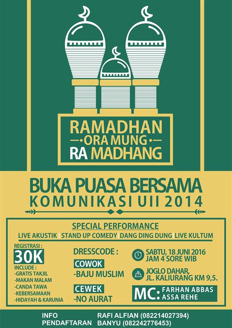 Template Undangan Buka Puasa Bersama 2021 Ramadhan