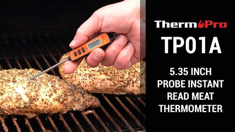 Thermopro Tp01a Digital Instant Read Meat Cooking Thermometer Youtube