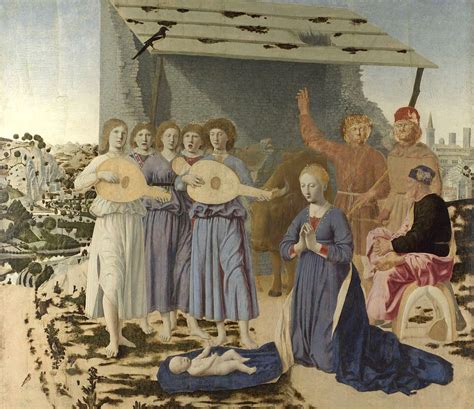Piero Della Francesca The Nativity 1470 75 Italian Renaissance Art