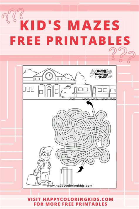 Kids Mazes Free Printable For Stay At Home Activities Printable
