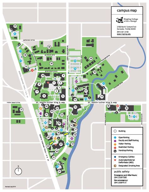 Campus Map Ringling College Of Art And Design