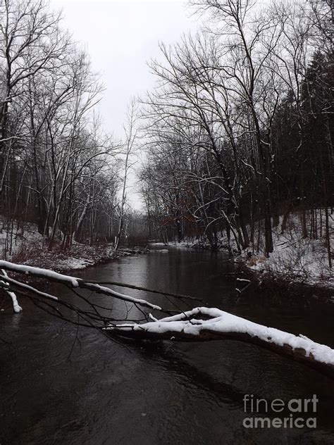 Portage Creek In Winter 2 Photograph By Gerald Strine Fine Art America