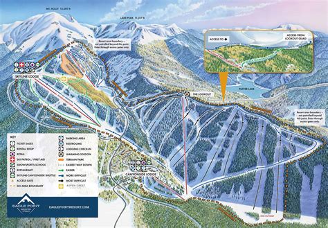 Eagle Point Trail Map Snowjam Ski And Snowboard Expo