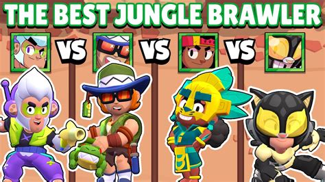 Who Is The Best Jungle Rumble Brawler Brawl Stars Olympics Youtube