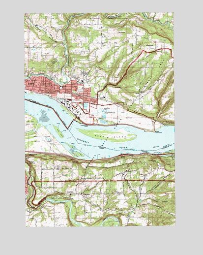 Washougal Wa Topographic Map Topoquest