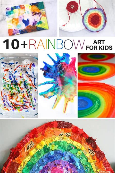 10 Rainbow Art Activities For Kids ⋆ Sugar Spice And Glitter
