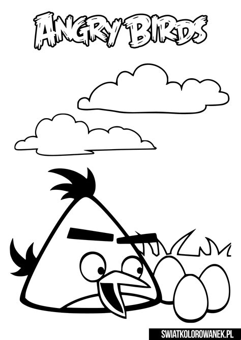 Angry Birds Darmowe Kolorowanki Do Druku