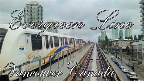Skytrain Evergreen Line 4k Riding Vancouver Transit Millennium