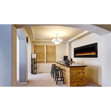 Simplifire 48 Allusion Recessed Linear Electric Fireplace