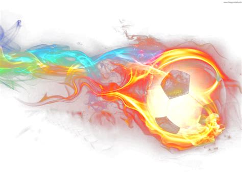 Ball Fire Wallpaper Neon Lighting Soccer Clipart Soccer Ball On Fire