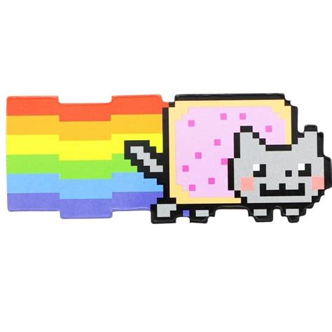 Nyan Cat Magnet Magnets Nyan Cat Cats Pixel Art