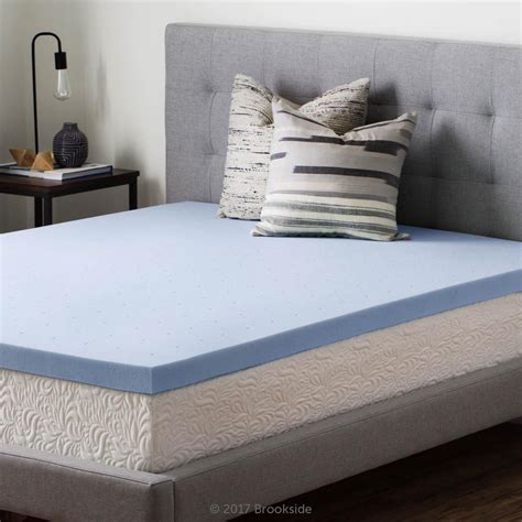 A memory foam mattress topper is a piece of removable bedding that sits on top of your mattress. Brookside 2.5 in. Twin XL Gel Infused Memory Foam Mattress ...