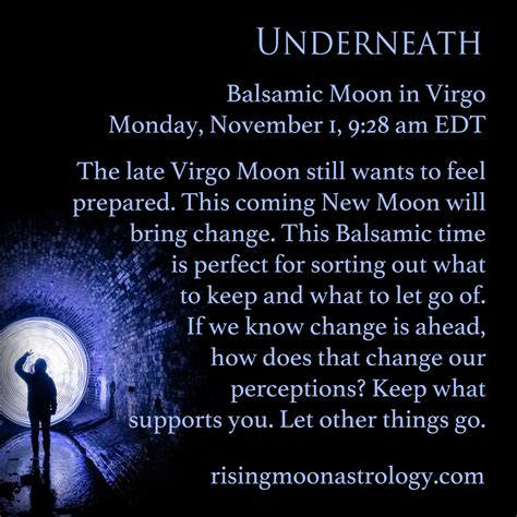 Balsamic Moon In Virgo Underneath Rising Moon Astrology